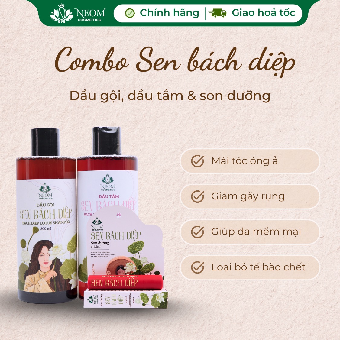 Combo hương sen bách diệp